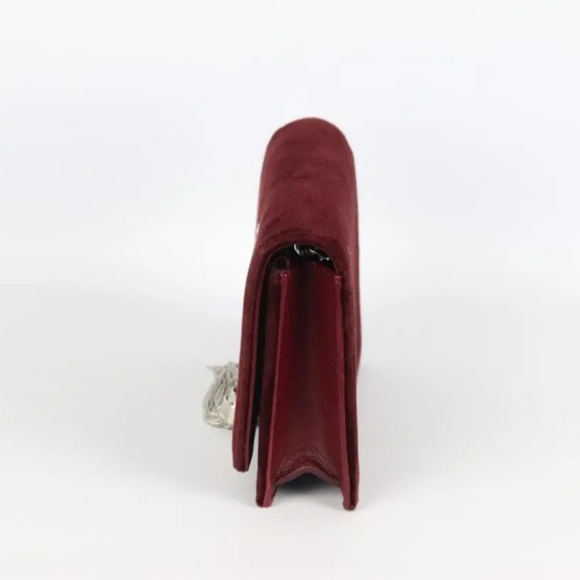 Rare Saint Laurent Kate Monogramme Crystal embellished Velvet shoulder bag, EUC - Picture 4 of 8